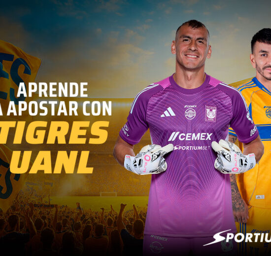 Aprende a apostar con Tigres y Sportiumbet