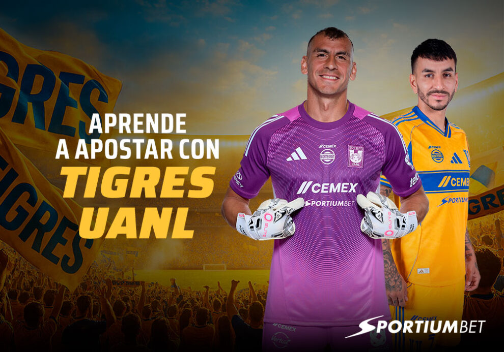 Aprende a apostar con Tigres y Sportiumbet
