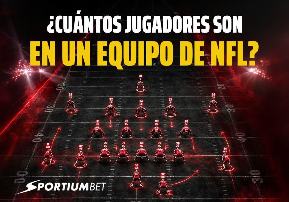 ¿Cuántos jugadores tiene un equipo de fútbol americano?  